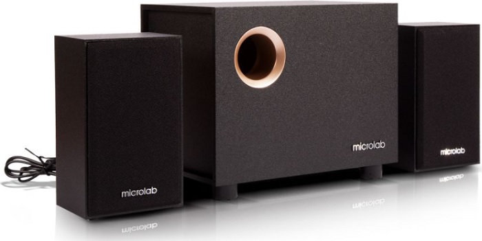 Колонки 2.1 Microlab M-105; 10 Вт;