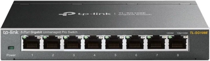 Коммутатор TP-Link TL-SG108E; 8xRJ-45; 10/100/1000 Мбит/сек;