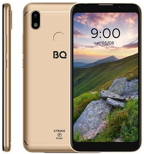 Смартфон BQ StrikePowerPlus 2/16Гб Gold (BQ-5535L);