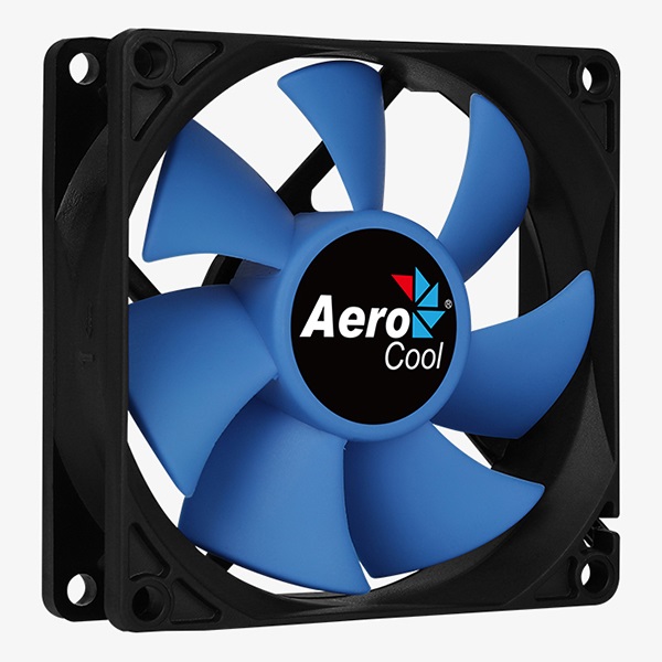 Вентилятор 80мм AeroCool Force 8 Blue