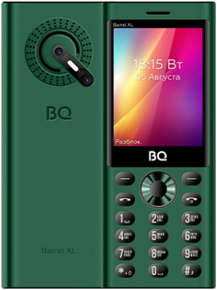 Мобильный телефон BQ Barrel XL Green+Black