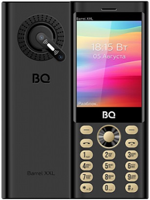 Мобильный телефон BQ Barrel XXL Black+Gold