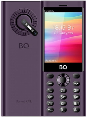 Мобильный телефон BQ Barrel XXL Purple+Black