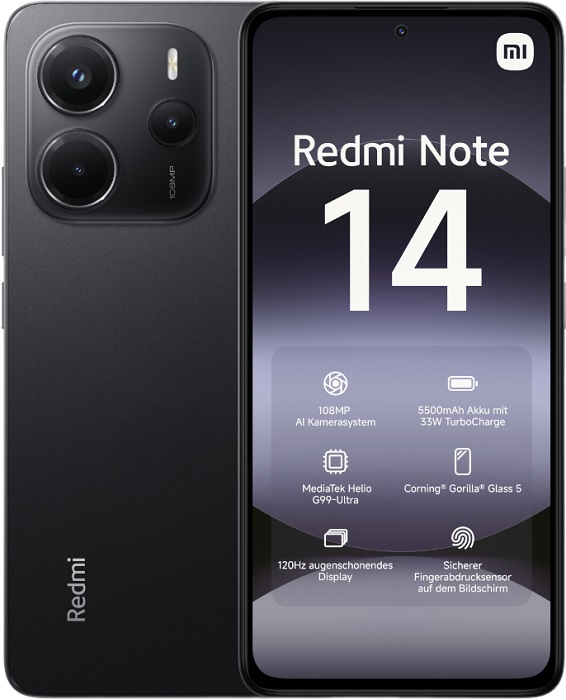 Смартфон Xiaomi Redmi Note 14 6/128Гб