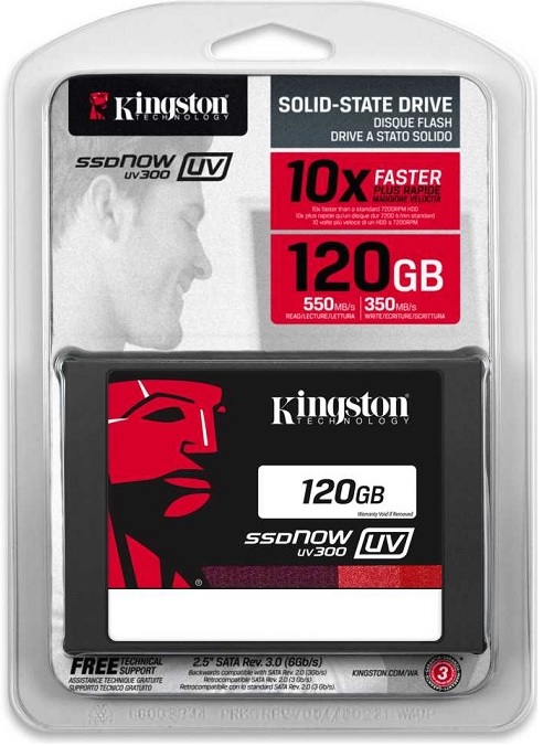 SSD-накопитель 2.5" 120Гб Kingston UV300 (SUV300S37A/120G);