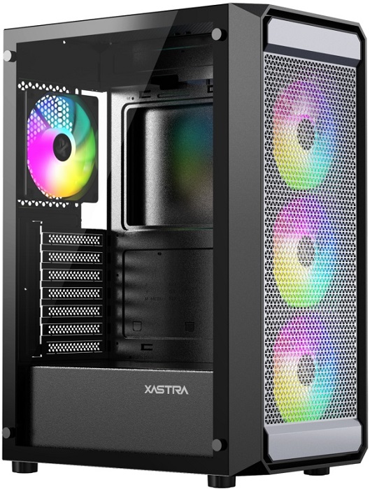 Корпус XASTRA A403 4ARGB Black (A403-4FC12A);