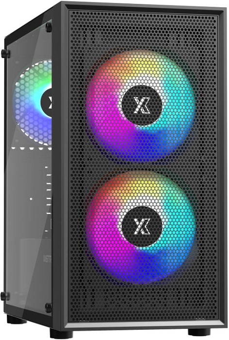 Корпус XASTRA A305M 3FRGB Black (A305M-2FC14F-1FC12F);