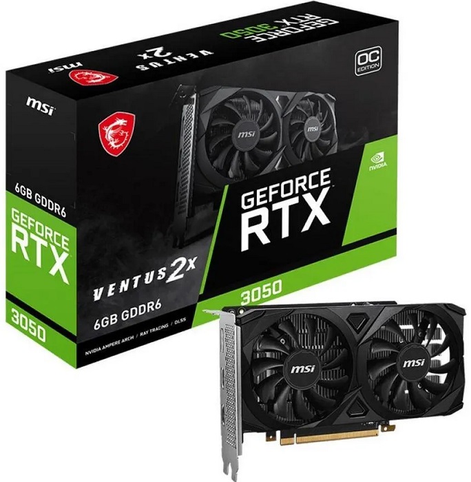 Видеокарта nVidia RTX 3050 MSI RTX