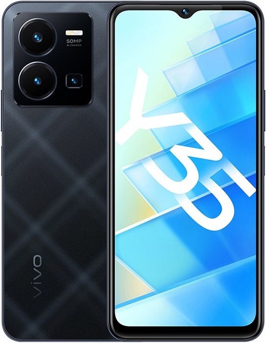 Смартфон Vivo Y35 4/128Гб Agate Black