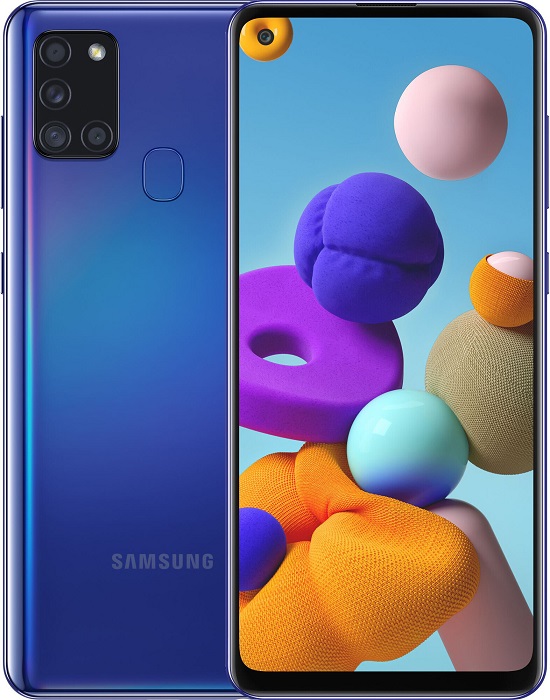 Смартфон Samsung Galaxy A21s 3/32Гб Blue