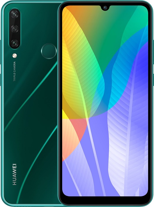 Смартфон Huawei Y6P 3/64Гб Midnight Emerald