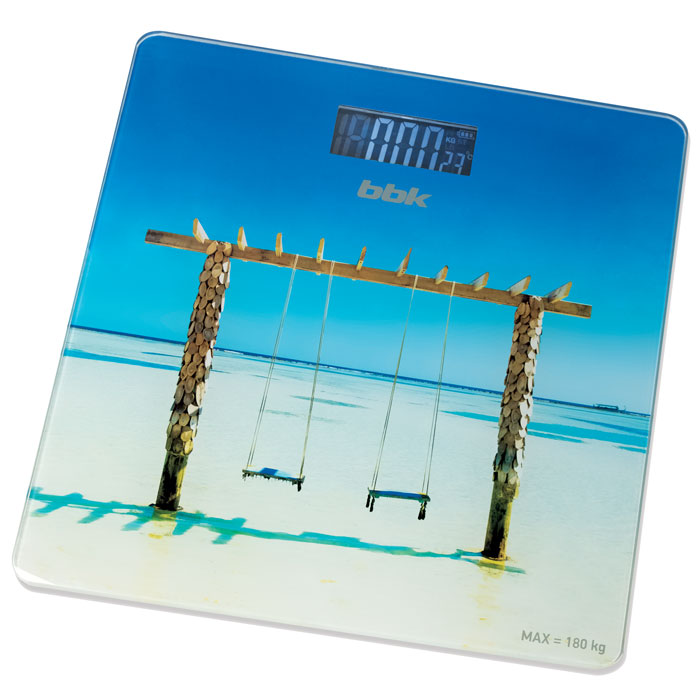 Весы напольные BBK BCS3005GE Blue; 180