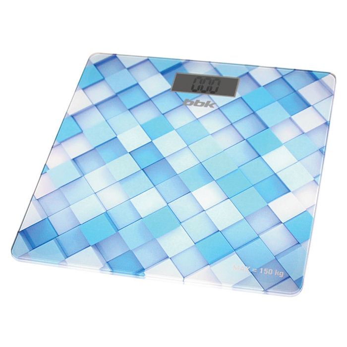 Весы напольные BBK BCS3001G Blue; 150