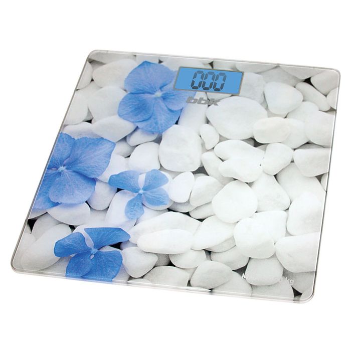 Весы напольные BBK BCS3002G White Blue;