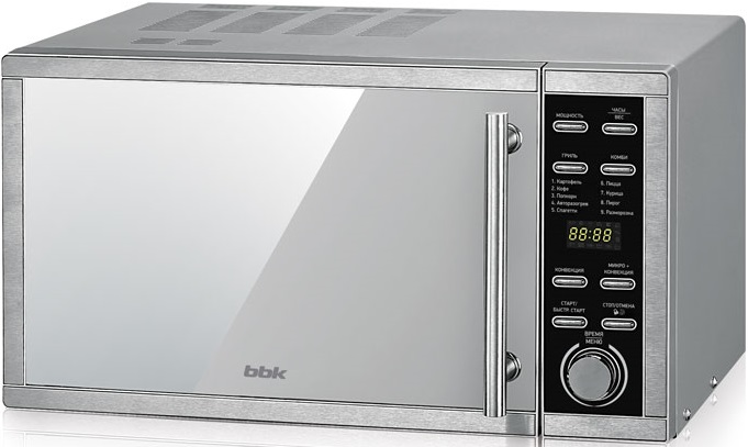 Микроволновая печь BBK 25MWC-990T/S-M; 900/1400 Вт;