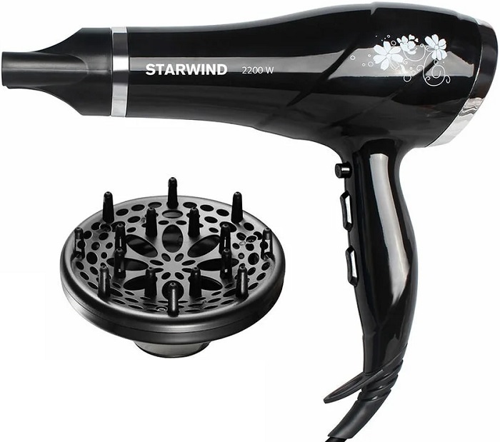 Фен StarWind SHP5816; профессиональный; 2200 Вт;