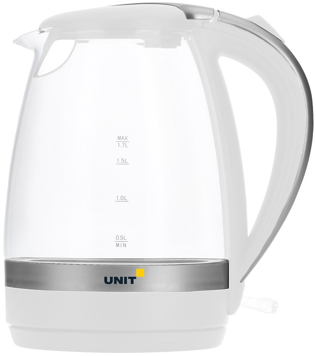 Электрочайник UNIT UEK-254 White Silver; 2200