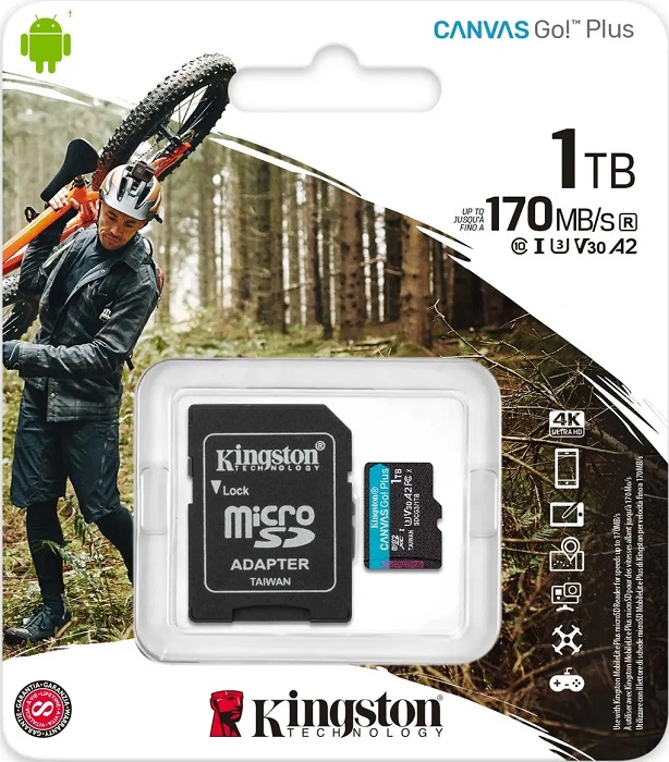Карта памяти microSDXC 1 ТБ Kingston