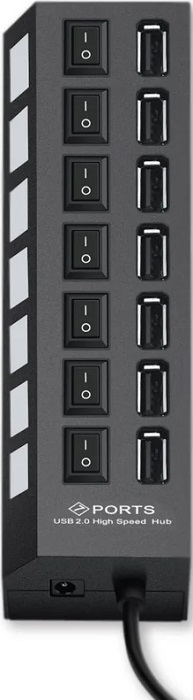 USB-хаб Gembird UHB-U2P7-01; 7 портов с