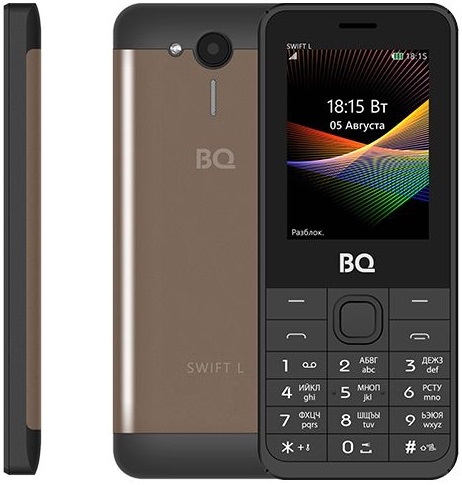 Мобильный телефон BQ SwiftL Brown (BQ-2411);