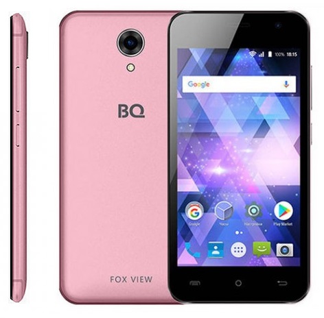 Смартфон BQ FoxView 1/8Гб Rose Gold