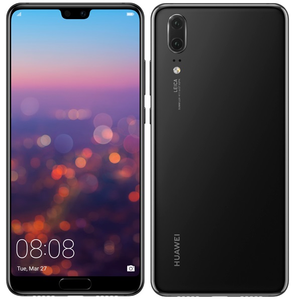Смартфон Huawei P20 Black (EML-L29); 5.8"IPS(2240х1080);