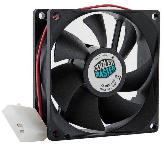 Вентилятор 120мм CoolerMaster NCR-12K1-GP; подшипник скольжения;