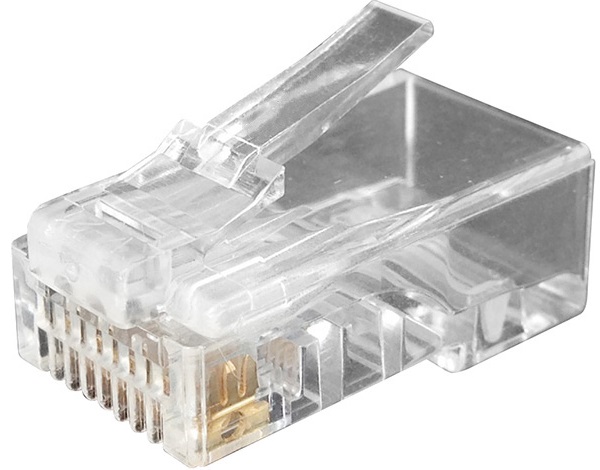 Коннектор Hyperline PLUG-8P8C-U-C6-100; RJ-45