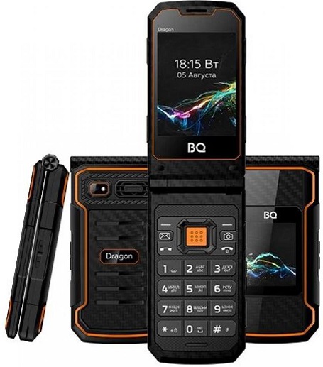 Мобильный телефон BQ Dragon Black Orange