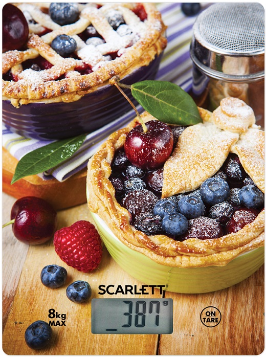Весы кухонные Scarlett SC-KS57P59; 8 кг;