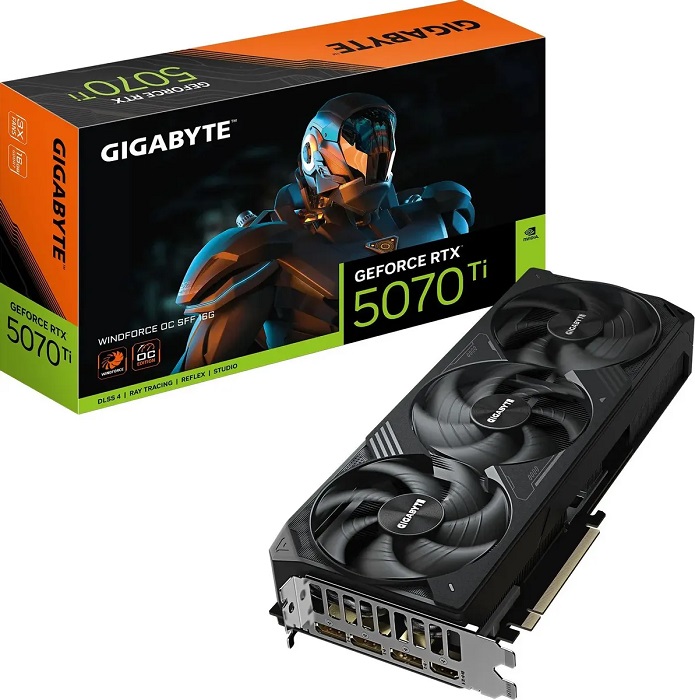Видеокарта nVidia RTX 5070Ti Gigabyte WINDFORCE