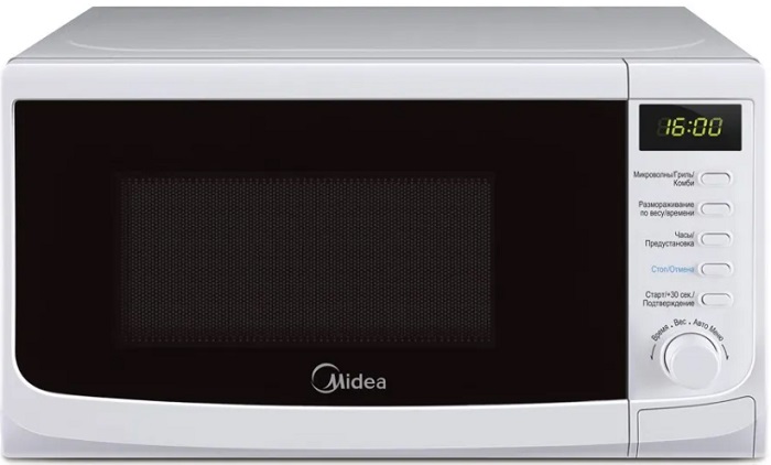 Микроволновая печь Midea AG820CWW-W; 800/1270 Вт;