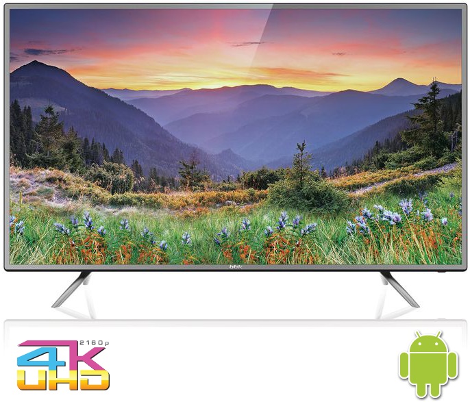 Телевизор 55" BBK 55LEX-6042/UTS2C; Direct LED;