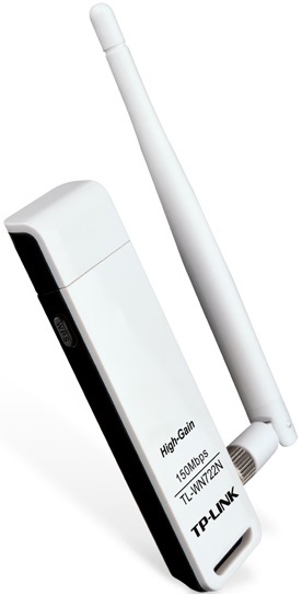 Адаптер WiFi USB TP-Link TL-WN722N; 150