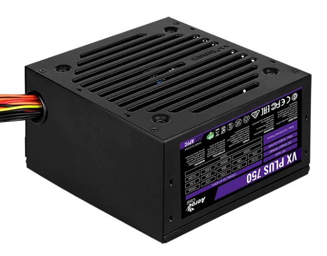 Блок питания 750 Вт AeroCool VX-750
