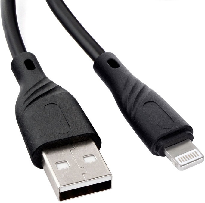 Кабель AM/Lightning Cablexpert Classic 0.1 (CCB-USB-AMAPO1-1MB);