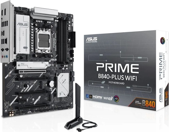 Материнская плата AMD B840 Asus PRIME B840-PLUS WIFI