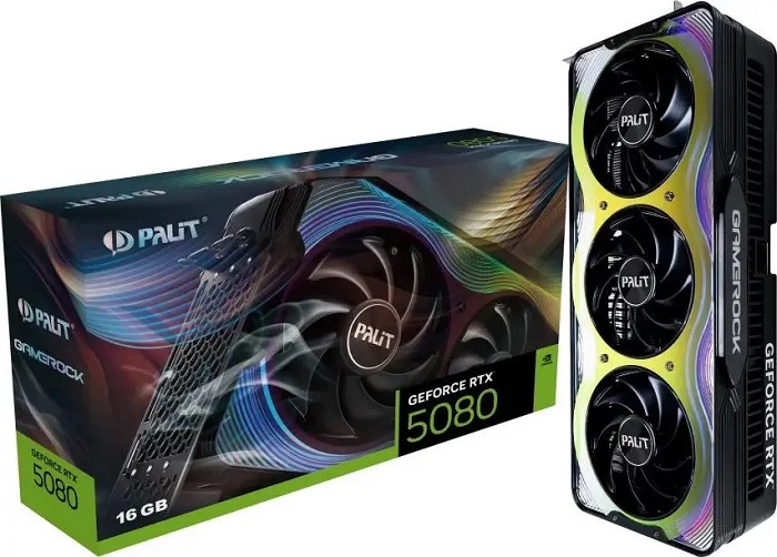 Видеокарта nVidia RTX 5080 Palit GameRock