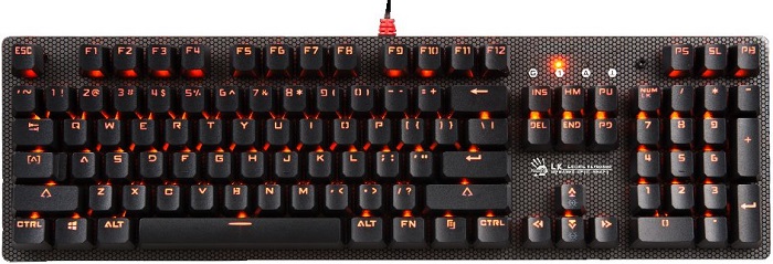 Клавиатура A4Tech Bloody B800; оптомеханическая; LK