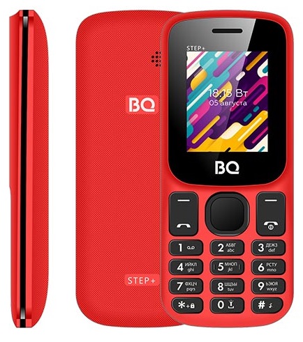 Мобильный телефон BQ Step+NewRed Black (BQ-1848);