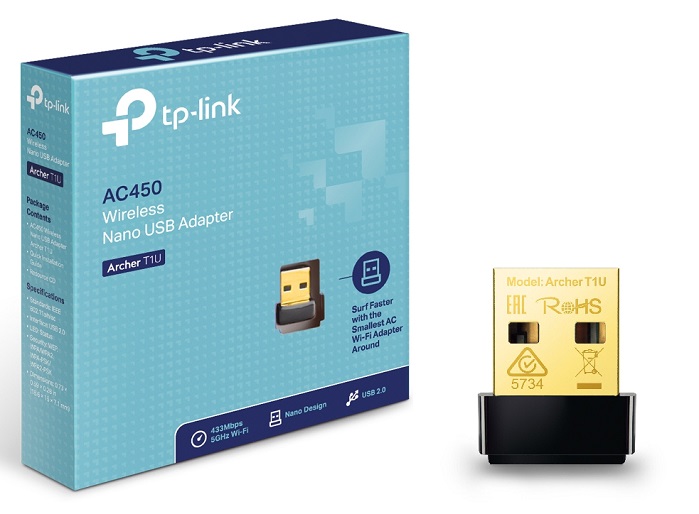 Адаптер WiFi USB TP-Link Archer T1U