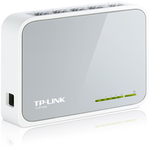 Коммутатор TP-Link TL-SF1005D; 5xRJ-45; 100 Мбит/с;