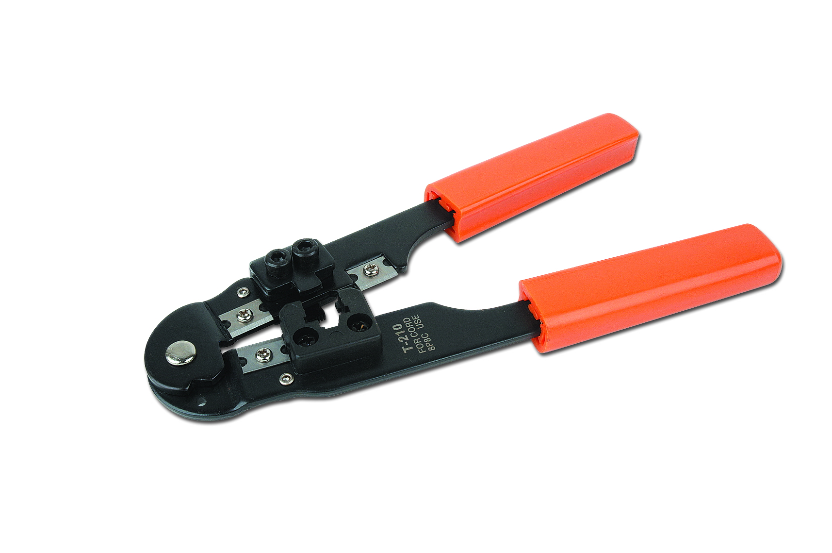 Обжимной инструмент Cablexpert T-210; RJ-45; красный