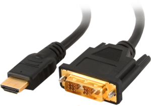 Кабель DVI-HDMI KONOOS (KC-HDMI-DVI-5); DVI-D (Single