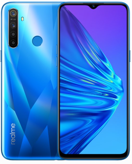 Смартфон Realme 5 3/64Гб Blue (RMX1927);