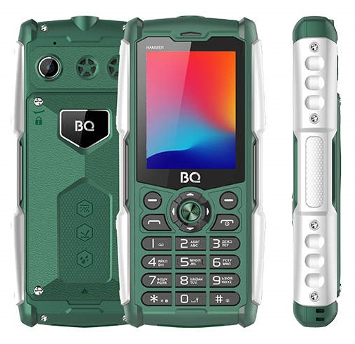 Мобильный телефон BQ Hammer Green (BQ-2449);