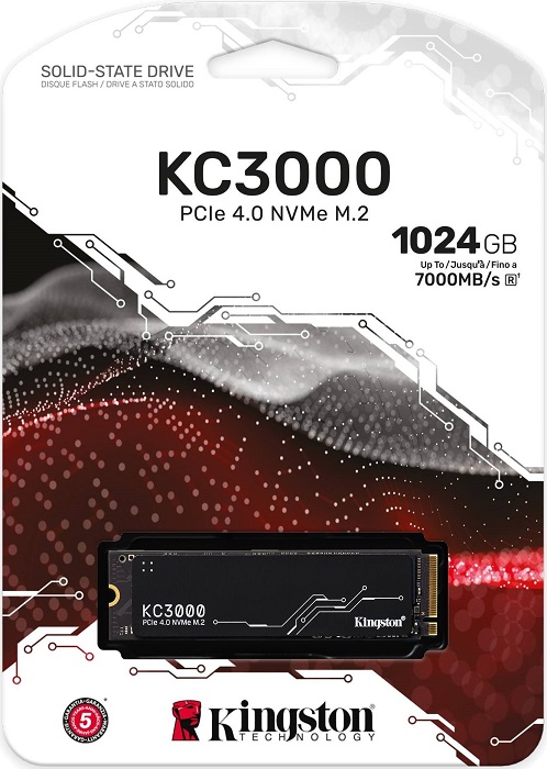 SSD-накопитель M.2 NVMe 1Тб Kingston SKC3000