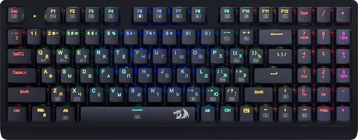 Клавиатура Redragon Dragonwarrior (70520); механическая; Outemu