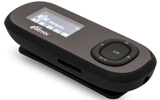 MP3-плеер Ritmix RF-3410 Black (RF-3410); 1"(128x64);