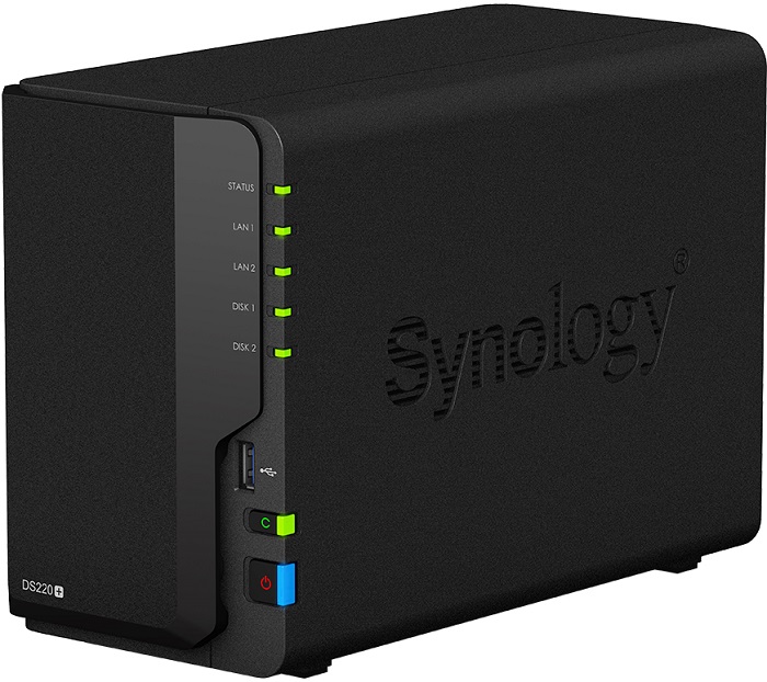 Сетевое хранилище Synology DiskStation DS220+; Intel